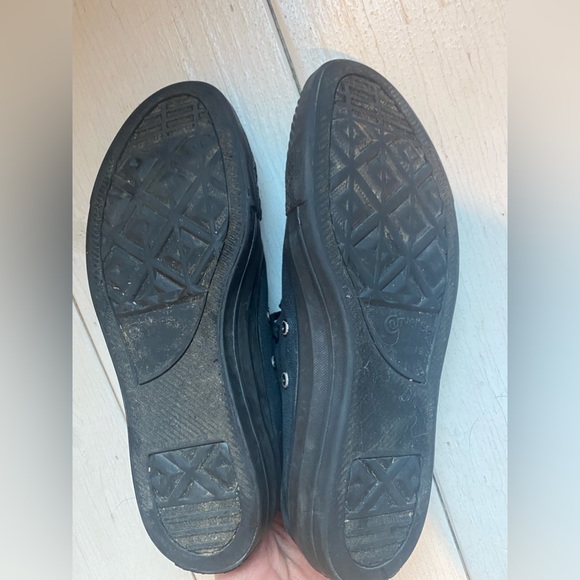Men’s black converse shoe size 6 - Picture 3 of 12